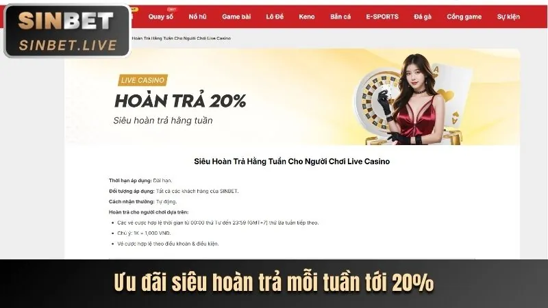 Ưu đãi nạp tiền hàng ngày